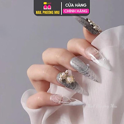 Gel Nhện Trắng Đen Vinimay 10g Làm Nail Siêu Dai Đậm Đặc, Tạo Hình Sợi Tơ Siêu Mảnh, Phối Màu Linh Hoạt Trang Trí Móng Nữ Sơn Gel mau nuoc