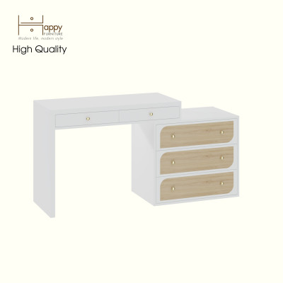 [Happy Home Furniture] BANA, Bàn trang điểm 5 ngăn kéo, 148cm x 45cm x75cm ( DxRxC), BAN_070
