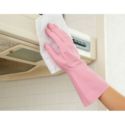 Găng tay cao su Dunlop màu hồng 100% cao su tự nhiên cao cấp mềm dai - made in Japan