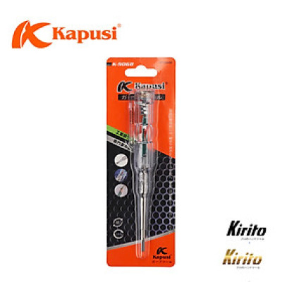 Bút thử điện cao cấp KAPUSI Japan kháng nước, nhựa trong suốt cách điện, chịu nhiệt