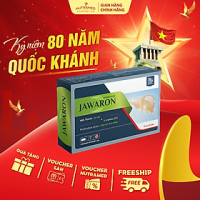 Viên uống Jawaron hỗ trợ chống viêm gan, giải độc và bảo vệ gan (30 viên) - Nutramed