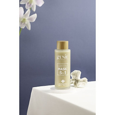 Mặt nạ tẩy da chết thải độc da sạch mụn cám, mụn đầu đen giúp da mịn màng GREEN_MASK_5IN1_GENIE 100ml