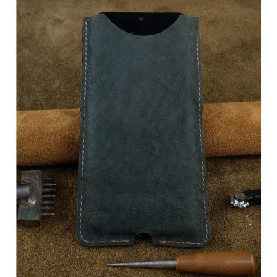 Bao Da Rút cho điện thoại XR, X/XS, 6/7/8 Da Bò Thật may máy cao cấp