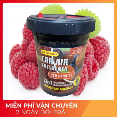 Sáp thơm ôtô thiên nhiên tiện dụng Acana 130g (hương hoa hồng)