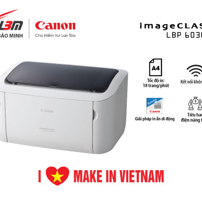 Máy In Laser đơn năng Canon LBP6030w - Hàng chính hãng