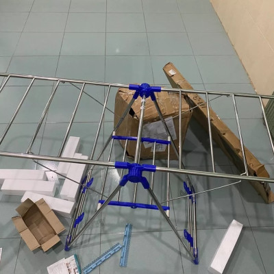 Giàn phơi, giá gấp gọn phơi quần áo Inox chữ A cao cấp Sothing- Hàng chính hãng