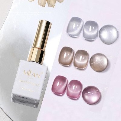 Sơn Mắt Mèo Ánh Trăng Số 05 Màu Hồng Nhạt Milan Vendeeni Lẻ Siêu Hot Chai 15ml, Sơn Gel Đậm Đặc, Nhũ Mắt Mèo Siêu Mịn Đẹp Làm Nail Siêu Sáng Nữ Women