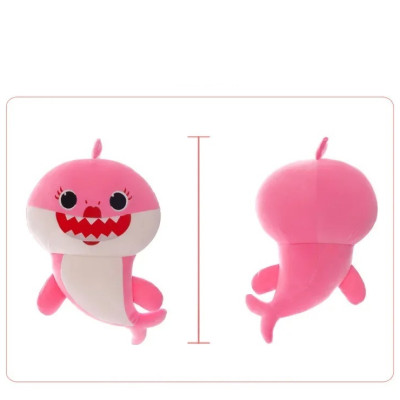 Thú nhồi bông cá mập baby shark đáng yêu - Size 30cm - Quà tặng gấu cá mập baby shark nhồi bông dễ thương - Gối ôm mềm mịn cho bé