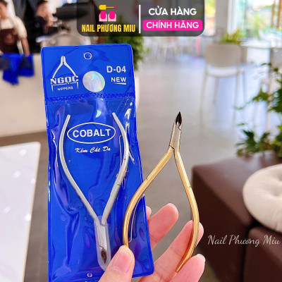Combo Kìm Lấy Khóe Mũi Dài Nhọn 1.5cm + Kềm Nhặt cắt Da Bán Nguyệt Mạ Vàng - Dụng Cụ Chăm Sóc Nail Chuyên Nghiệp Chà Gót Chân