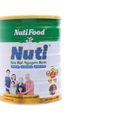 COMBO 05 Hộp Sữa Bột Nguyên Kem Nutifood 900g – Dinh Dưỡng Cho Cả Gia Đình – Hàng Chính Hãng