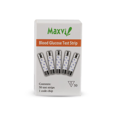 Que thử đường huyết Maxvi (hộp 25 que)