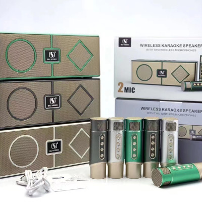 Loa Karaoke Bluetooth YS-215 Kèm 2 Micro Không Dây ( Hàng Chính Hãng )
