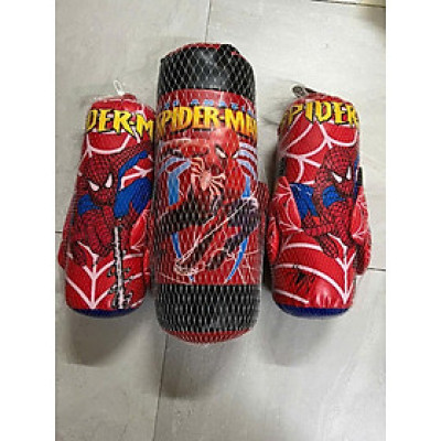 Bộ đồ chơi đấm bốc kèm găng tay cho trẻ em,họa tiết người nhện Linh Chi Bedding X LINH CHI STORE
