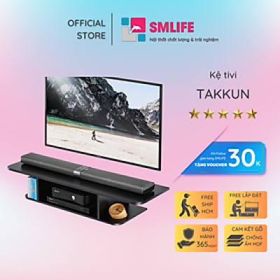 Kệ tivi đơn giản treo tường SMLIFE Takkun