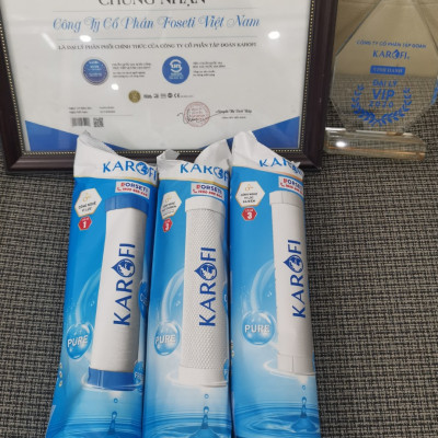 BỘ 3 LÕI LỌC KAROFI THAY CHO MODEL S-S038 | OP1310 - HÀNG CHÍNH HÃNG