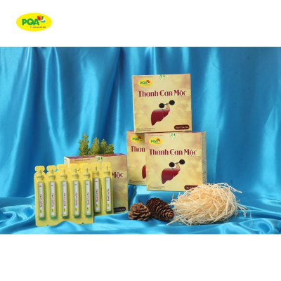 Thanh Can Mộc PQA Hỗ Trợ Tăng Cường Chức Năng Gan Dùng Cho Người Gan Bị Xơ, Nhiễm Mỡ Hộp 10 Ống