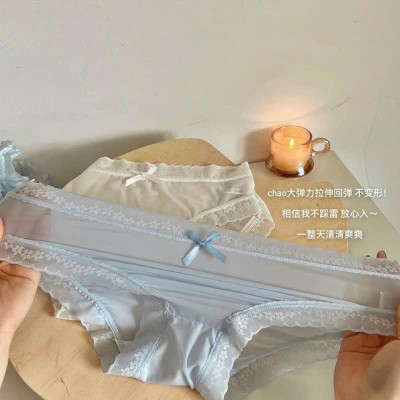 ( SEt 10 quần ) Quần Lót Nữ Cotton su lụa viền hoa co dãn 4 chiều, không lộ vân, co dãn thoáng mát