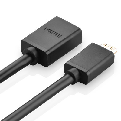 Cáp chuyển đổi mini HDMI đực sang HDMI cái dài 25CM UGREEN 20137 - Hàng Chính Hãng