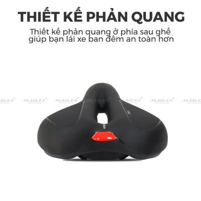 Đệm Yên Xe Đạp GEL ACTIV-66 kích thước 27.5x16cm Chất Liệu Da PU và Đệm Silicon Mềm Mại, Thoáng Khí Cho Xe Đạp Road, Xe đạp Touring - Mai Lee