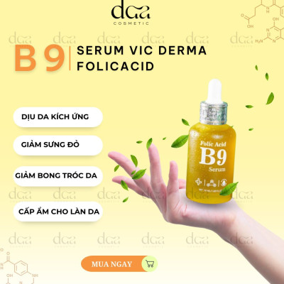 Serum B9 Vic Derma Folic Acid Phục Hồi Trẻ Hóa Vicderma