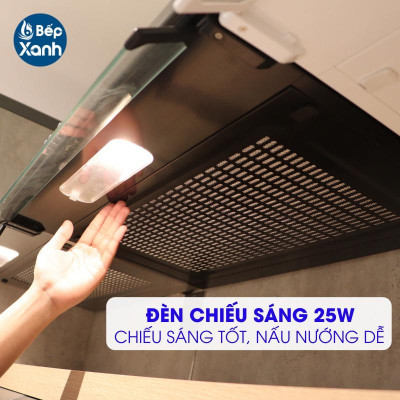 Máy Hút Mùi Classic Malloca H107B - Công Suất Hút 350 m3/h - Ngang 70cm - Hàng Chính Hãng