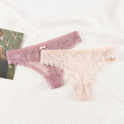 Combo 5 Quần Lót Nữ Lọt Khe Ren Hoa Hồng Voronin 8154 – Siêu Mảnh, Thoáng Mát, Tôn Dáng