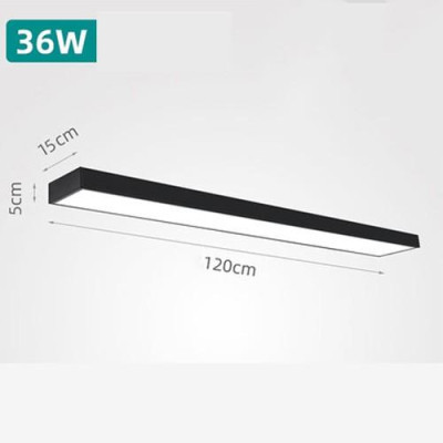 Đèn thả TEZ khung nhôm ánh sáng trắng trang trí văn phòng hiện đại