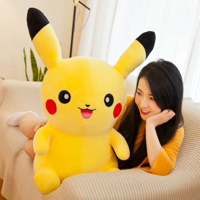 Gấu bông Pikachu ngồi vui vẻ siêu mềm siêu cute cho bé yêu (20cm--->40cm) hàng việt nam cao cấp, an toàn cho trẻ nhỏ