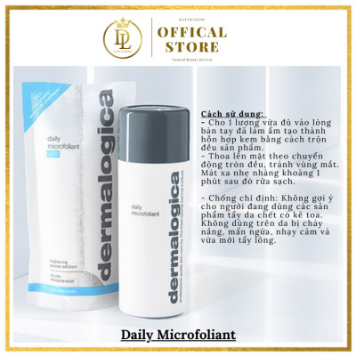 Tẩy tế bào chết vật lý dành cho mọi làn da Dermalogical Daily Microfoliant 73g