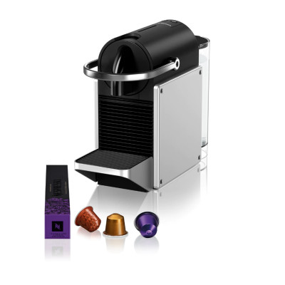 Máy pha cà phê Nespresso Pixie Bạc - Hàng chính hãng 