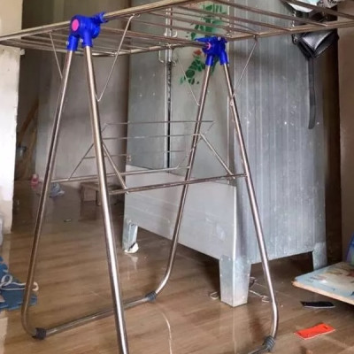 Giàn phơi, giá gấp gọn phơi quần áo Inox chữ A cao cấp Sothing- Hàng chính hãng