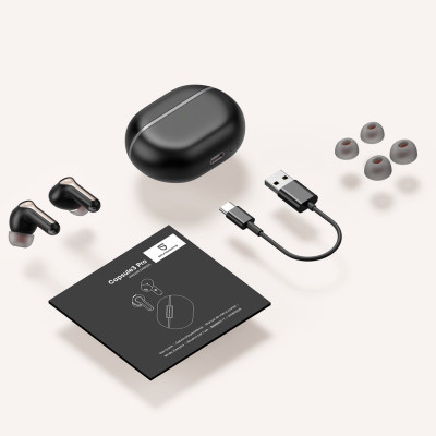 Tai Nghe True Wireless SoundPEATS Capsule 3 Pro Bluetooth 5.3, ANC 43dB, 6 Mic - Hàng Chính Hãng