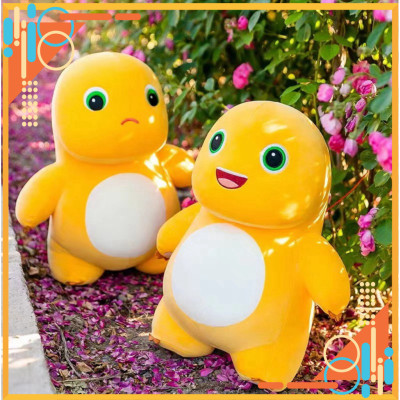 Gấu Bông Rồng Vàng Mặt Cảm Xúc, Rồng Sữa Dễ Thương Siêu Hot (20cm---60cm) Khủng Long Vàng Đầu Tròn Đáng Yêu Cute Vải Miniso Cao Cấp Mềm Mịn An Toàn Cho Bé