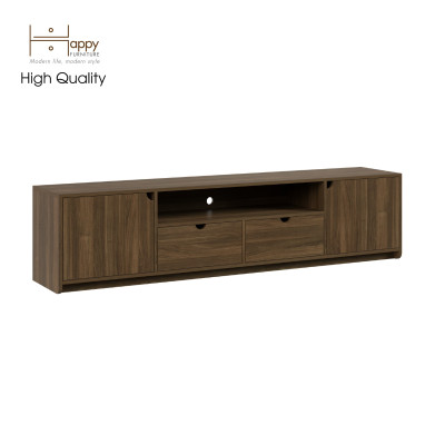 [Happy Home Furniture] CIRCLE , Kệ TIVI 2 cánh mở - 2 ngăn kéo , 200cm x 40cm x 48cm ( DxRxC), KTV_018