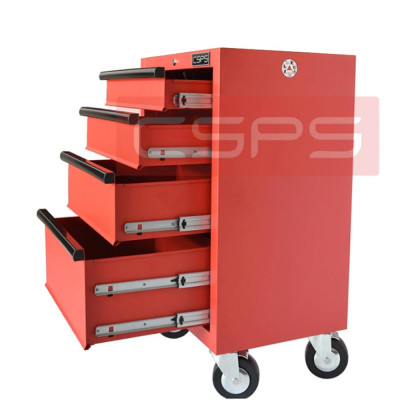 Tủ dụng cụ CSPS 61cm - 04 hộc kéo màu đỏ có bánh xe