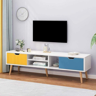 Kệ tivi gia đình dáng thấp gỗ công nghiệp SMLIFE Toboe