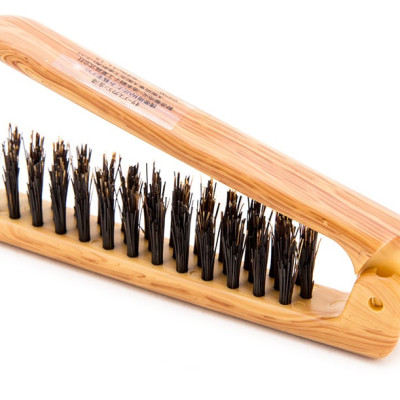 Lược Chải Tóc Bằng Lông Heo Tẩm Tinh Dầu Ikemoto Olive Squalane OS-700