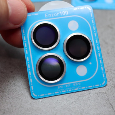 BỘ DÁN Dành Cho IPHONE 14 PRO/ 14 Pro MAX 3 MẮT BẢO VỆ CAMERA hiệu KUZOOM - Hàng nhập khẩu