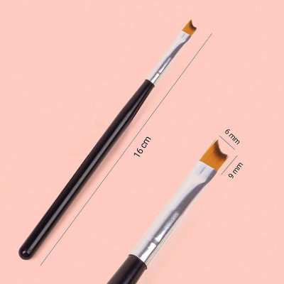 Cọ Phen Đầu Móng Nail 100% Lông Cao Cấp, Cọ Fen Cán Gỗ Siêu Nhẹ, Vẽ French Nghệ Thuật Cho Thợ Làm Nail, Tạo Nét Móng