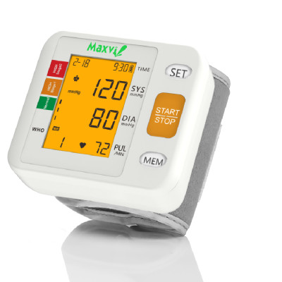 Máy đo huyết áp cổ tay kỹ thuật số Tiếng Việt - Maxvi BSX312 (X3)