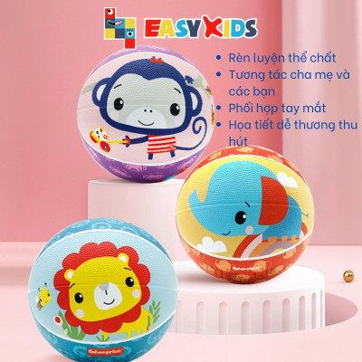 Đồ chơi bóng rổ trẻ em cao cấp Fisher Price cho trẻ 2-6 tuổi có tặng kèm bơm hơi