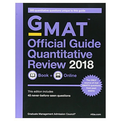 Gmat Official Guide 2018 Quantitative Review: Book+ Online