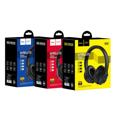 Tai Nghe Chụp Tai Bluetooth HOCO W28 - Dung Lượng Pin 250mAh - Hàng Chính Hãng