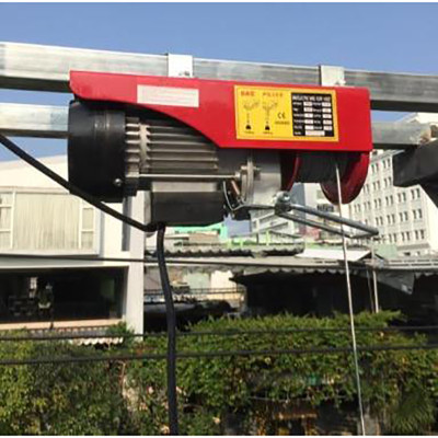 Tời điện mini ABG PA lõi mô tơ đồng, nâng hạ hàng hóa có điều khiển (Màu sắc thay đổi theo đợt)