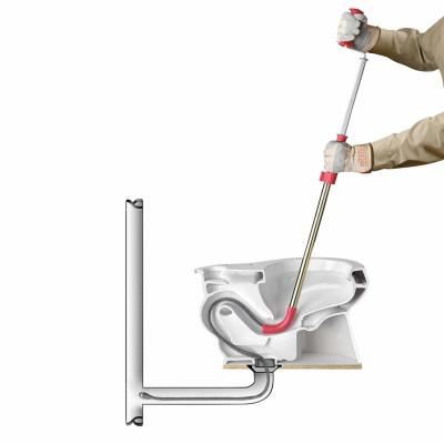 Dụng Cụ Thông Tắc TOILET RIDGID K6 (56658). Có Thể Phối Hợp Với Máy Khoan SỐ 1 TẠI MỸ 3kg - Hàng chính hãng