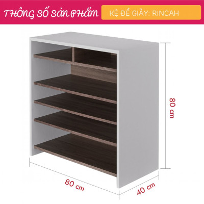 Kệ để giầy mini thiết kế đơn giản gọn gàng SMLIFE Rincah