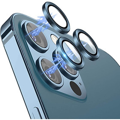 Bộ miếng dán kính cường lực bảo vệ Camera iPhone 12 Pro Max hiệu Wiwu Guard Lens Ring mang  lại khả năng chụp hình sắc nét full HD (độ cứng 9H, chống trầy, chống chụi & vân tay, bảo vệ toàn diện) - hàng nhập khẩu