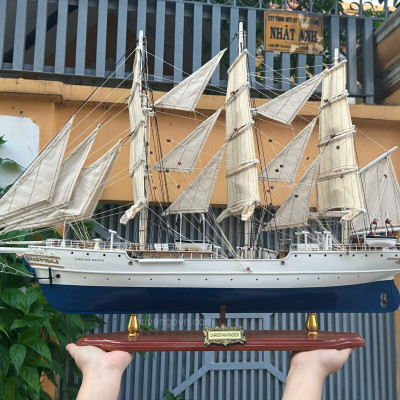 Thuyền Gỗ Trang Trí Phong Thủy Dạng Thuyền Cổ CHRISTIAN RADICH Chính Hãng, Hàng Xuất Khẩu Chất Lượng