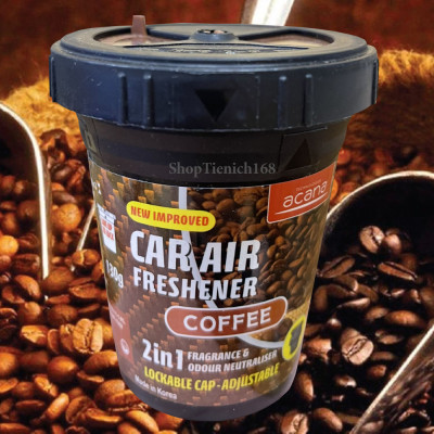 Sáp thơm ôtô thiên nhiên tiện dụng Acana 130g (hương hoa hồng)