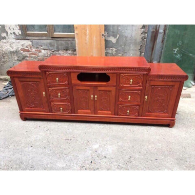 Kệ tivi mõ gỗ xoan đào